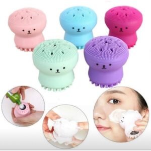 Esponja Polvo Silicone Limpeza Facial
