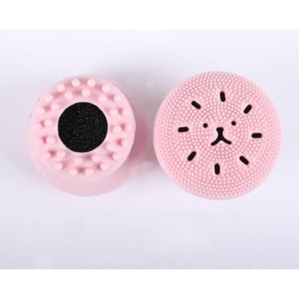 Esponja Polvo Silicone Limpeza Facial