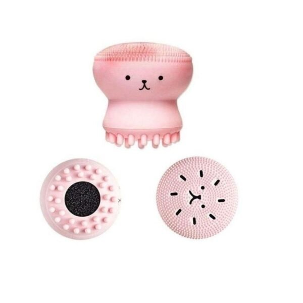 Esponja Polvo Silicone Limpeza Facial