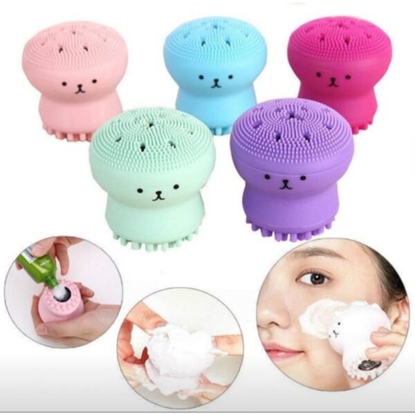Esponja Polvo Silicone Limpeza Facial