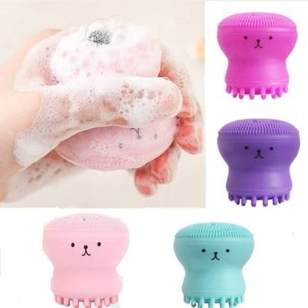 Esponja Polvo Silicone Limpeza Facial