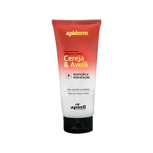 Loção Hidratante Corporal Apiderm Cereja e Avelã 190g - Apinil