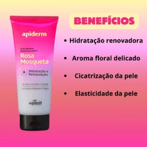 Loção Hidratante e Desodorante Corporal Rosa Mosqueta Apnil 190g