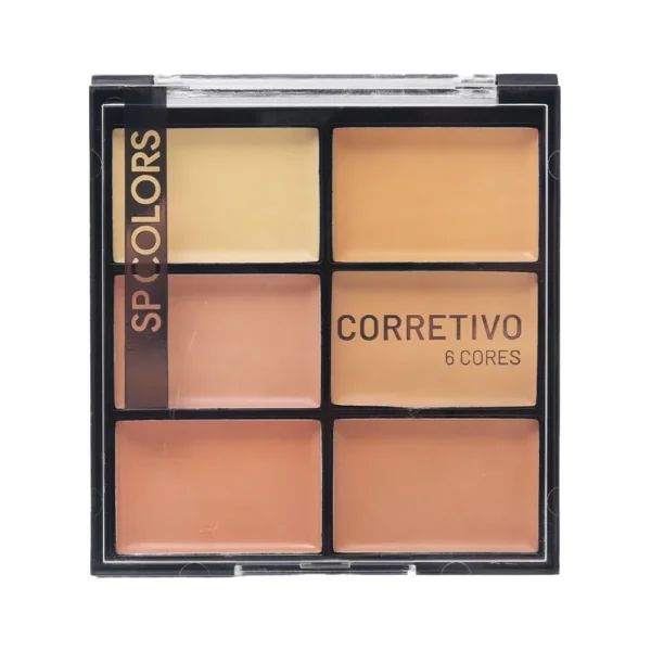 Paleta de Corretivo 6 Cores SP Colors
