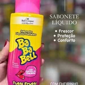 Sabonete Liquido Feminino Bababell Tutti-frutti Bell Corpus 200ml