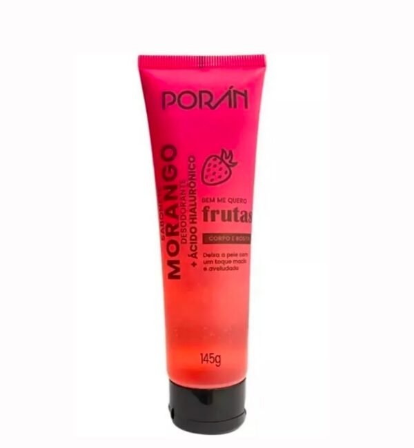 Sabonete Líquido Morango + Ácido Hialurônico Porán 145g - Imagem 2