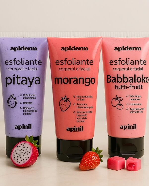 Epiderm Esfoliante Corporal E Facial Morango 190g