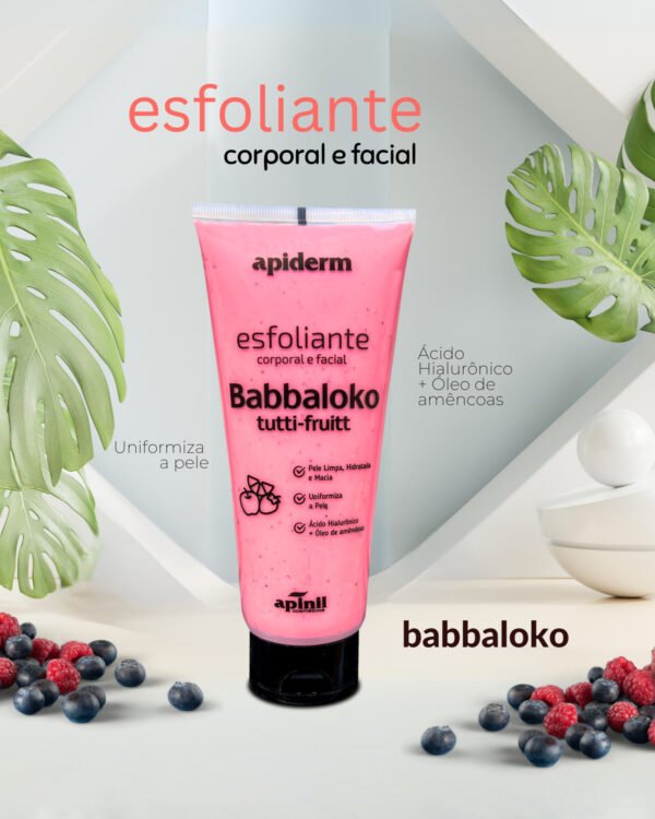 Esfoliante Corporal e Facial Apiderm Babbaloko