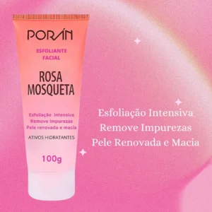 esfoliante facial rosa mosqueta poran 100g