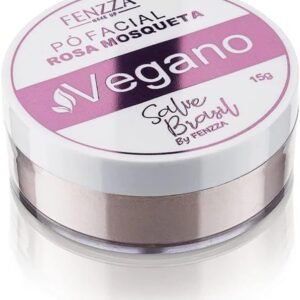 fenzza pó facial rosa mosqueta vegano 15g