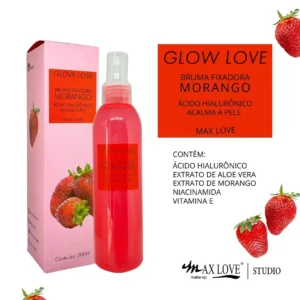 glow love bruma fixadora morango max love 200ml