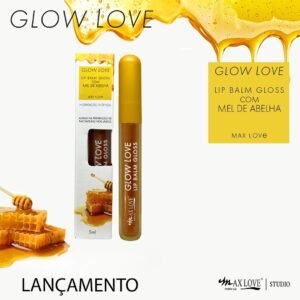 Lip Balm Gloss com Mel de Abelha Glow Love