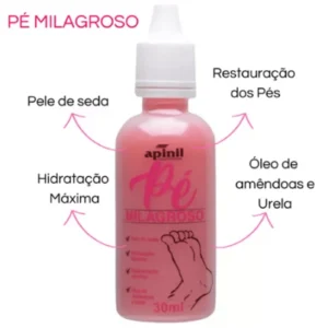 A Loção Hidratante Pé Milagroso Apinil