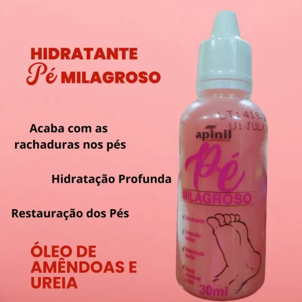 A Loção Hidratante Pé Milagroso Apinil