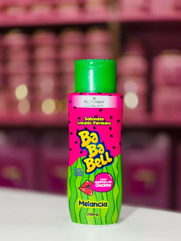 Sabonete Liquido Feminino Bababell Melancia Bell Corpus 200ml - Imagem 2