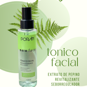 Tônico Facial Atioliosidade New Face Porán