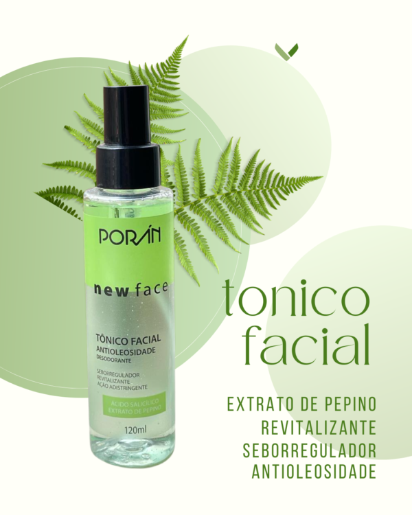 Tônico Facial Atioliosidade New Face Porán